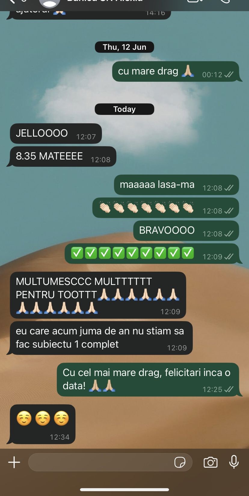 L-ai Luat Lejer – Pregătire Bac Mesaj de mulțumire după rezultatul la matematică
