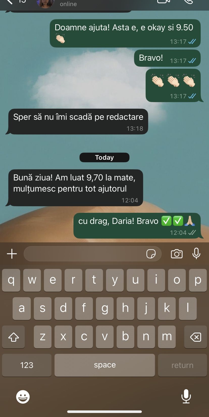 L-ai Luat Lejer – Pregătire Bac Mesaj cu notă mare la matematică