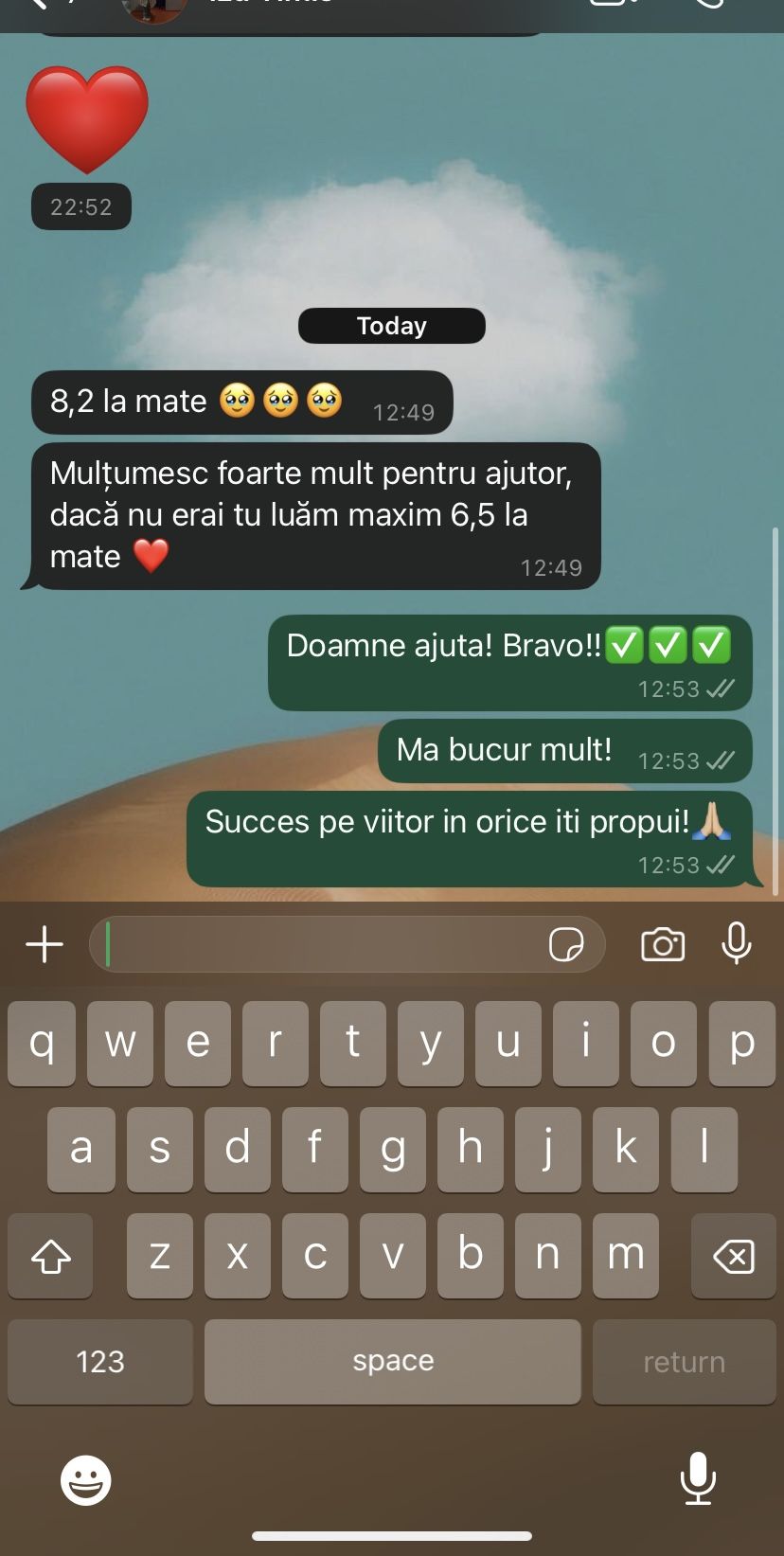 L-ai Luat Lejer – Pregătire Bac Elev mulțumește pentru ajutorul la matematică