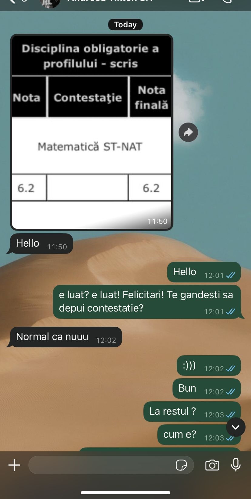L-ai Luat Lejer – Pregătire Bac Mesaj despre promovarea la matematică