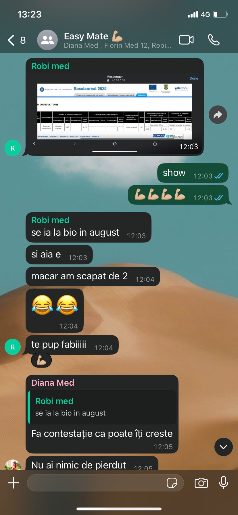 L-ai Luat Lejer – Pregătire Bac Mesaj de susținere și progres la examen
